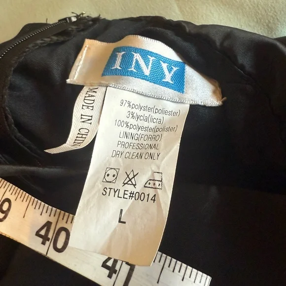 Black Ruched Backless Cocktail Dress - Picture 4 of 4